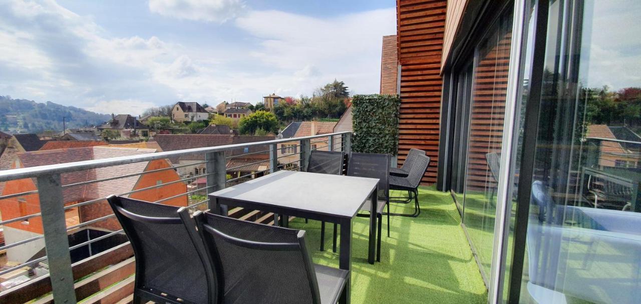 Ferienwohnung Le Coin Cosy Avec Balcon Terrasse Parking Prive Et Linge De Lit Compris Sarlat Exterior foto